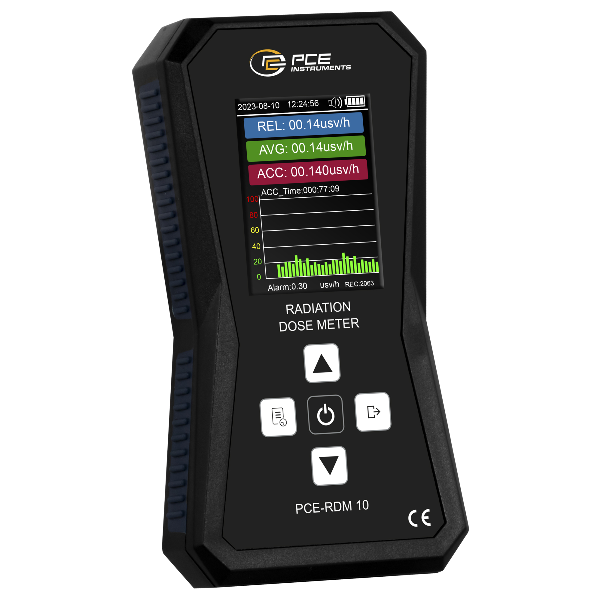 PCE Radiation Dose Meter — 99.99 µSv/h Measurement Range, Model# PCE-RDM 10